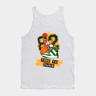 Basketball Art Design For a Basketball Son Tank Top